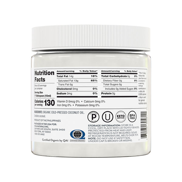 Organic Coconut Oil, Virgin