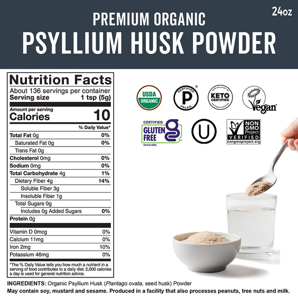 Organic Psyllium Husk Powder