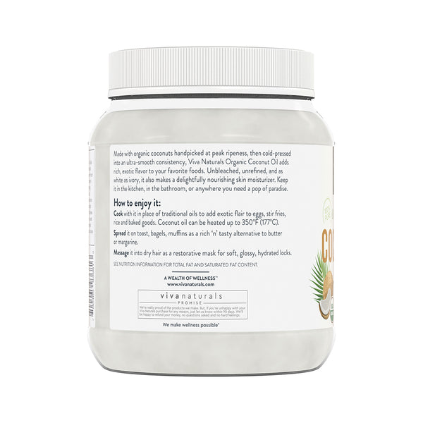 Organic Coconut Oil, Virgin