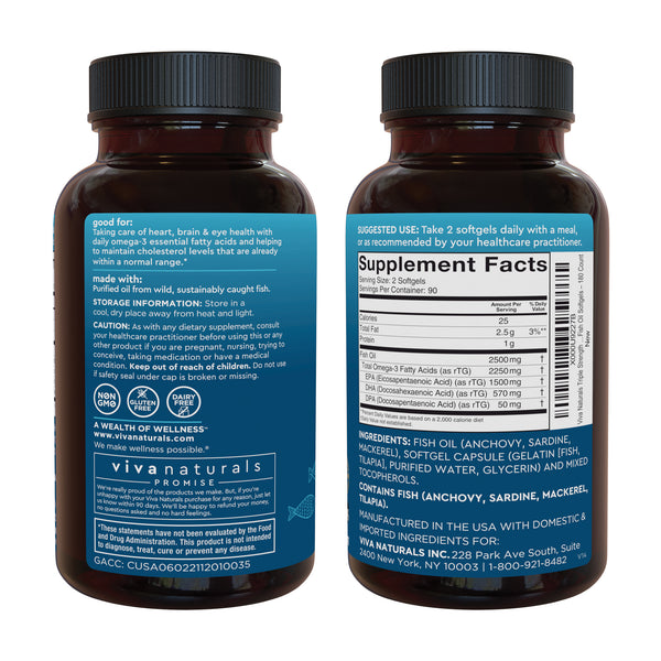 Fish Oil, Triple-Strength Omega-3