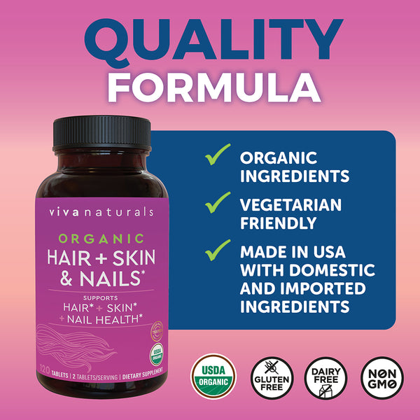 Organic Hair + Skin & Nails*