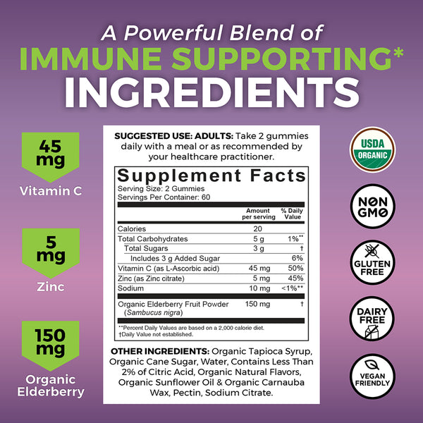 Elderberry Gummies, Adults